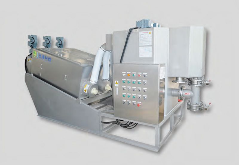 預(yù)濃縮疊螺污泥脫水機